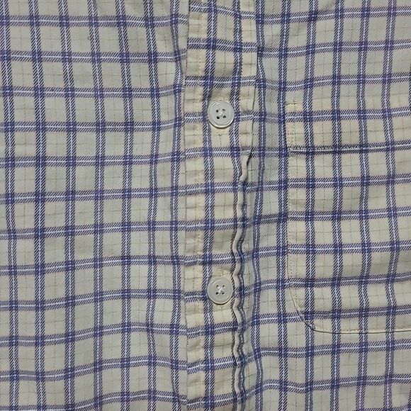 Abercrombie and Fitch Mens Long Sleeve Button Down Shirt Size Small Yellow Plaid - Picture 2 of 12